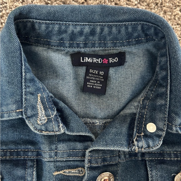 Vintage Limited Too Denim Kids Jacket - Picture 2 of 6
